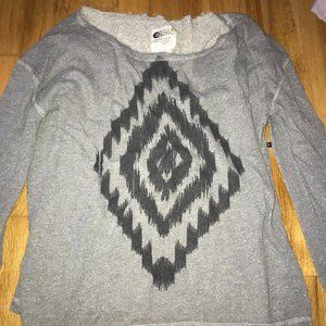 NWT Billabong comfy gray sweater